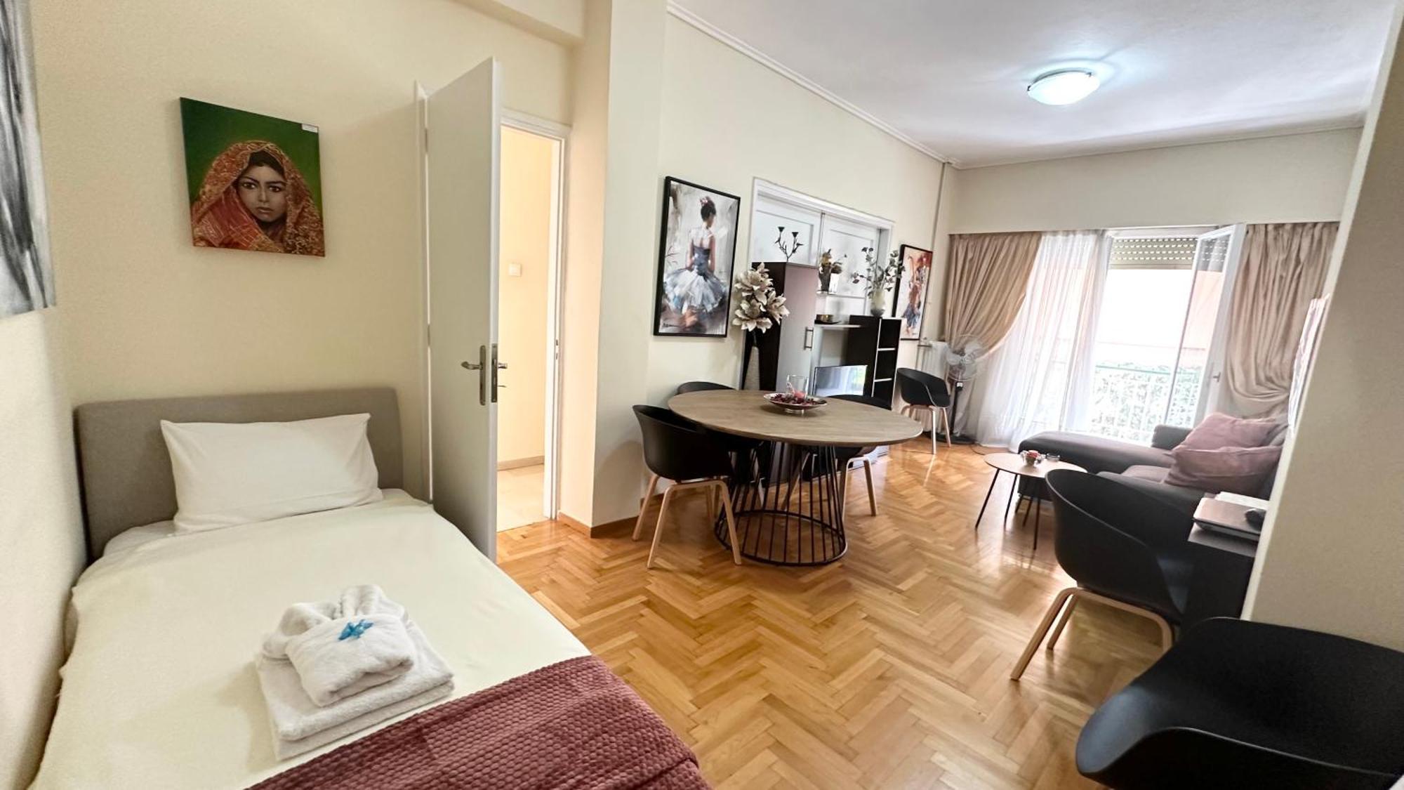Harokopio Apartment In Aten Exteriör bild